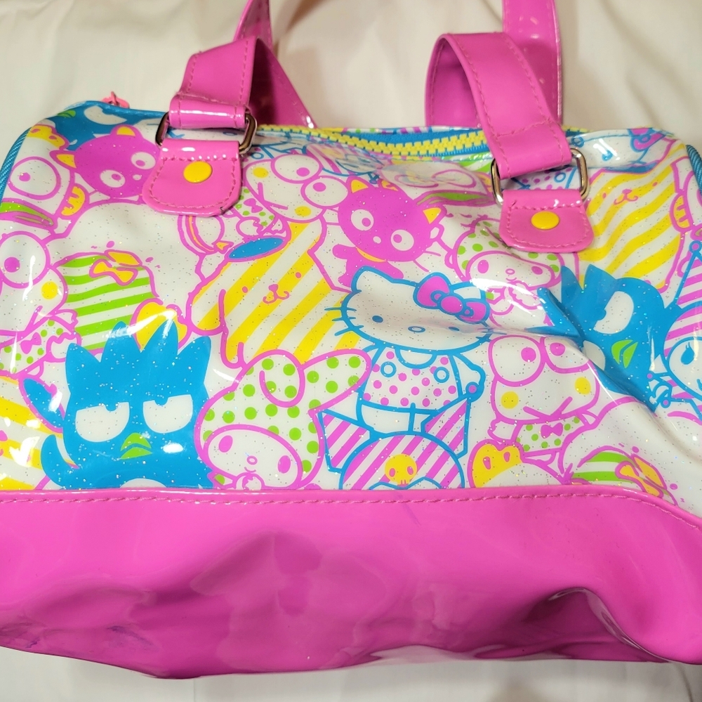 Hello kitty glitter handbag